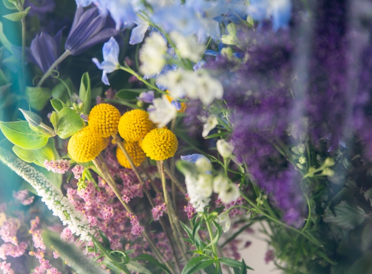 Belle fleur (ベルフルール)の店舗内の花